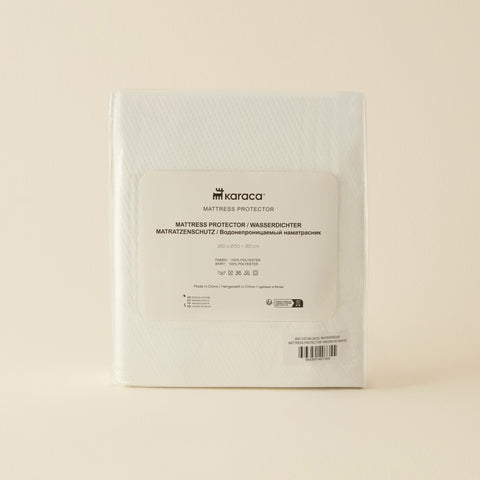 Karaca Eston Jacq. Protège-Matelas Imperméable, Blanc