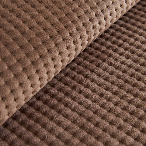 Karaca Chloe Couvre-Lit, 2 Personnes, Marron