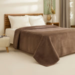 Karaca Chloe Couvre-Lit, 2 Personnes, Marron