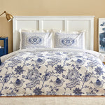 Karaca Amar Housse de Couette Bleue 100% Coton Double Taille