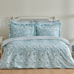 Karaca Daisy Housse de Couette 100% Coton Double Taille, Menthe