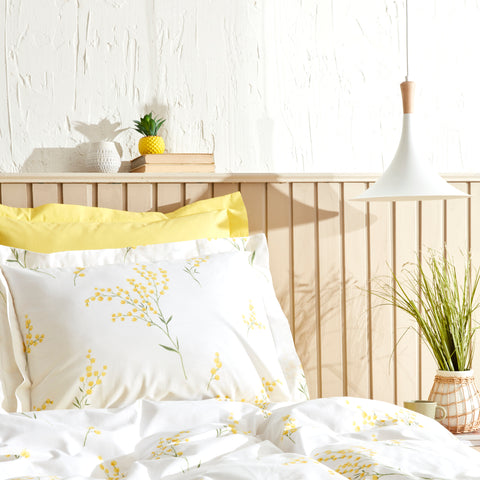 Karaca Loretta, Ensemble Piqué 100% Coton, Double, Jaune