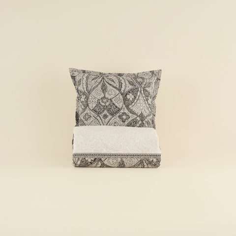 Karaca Santi Parure de lit en percale, noire