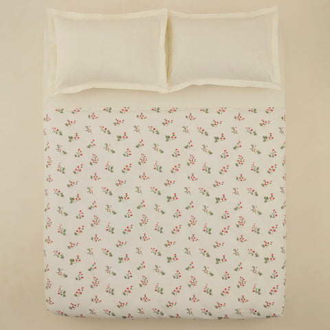 Karaca Silvie 100 % Coton Piqué, 2 Personnes, Rouge