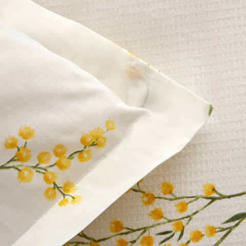 Karaca Loretta, Ensemble en Piqué 100% Coton, Simple, Jaune