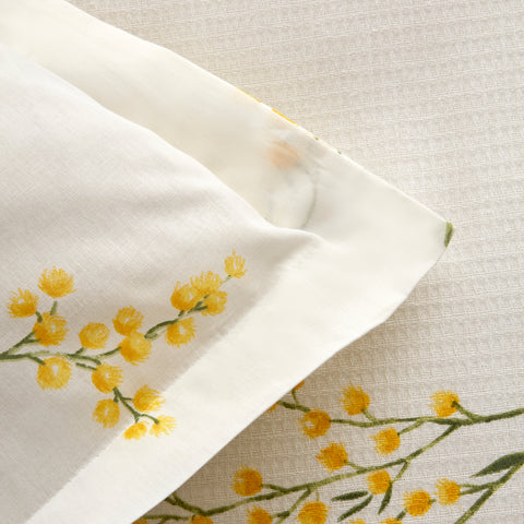 Karaca Loretta, Ensemble Piqué 100% Coton, Double, Jaune