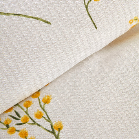 Karaca Loretta, Ensemble Piqué 100% Coton, Double, Jaune