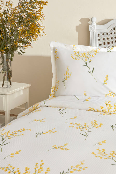 Karaca Loretta, Ensemble Piqué 100% Coton, Double, Jaune