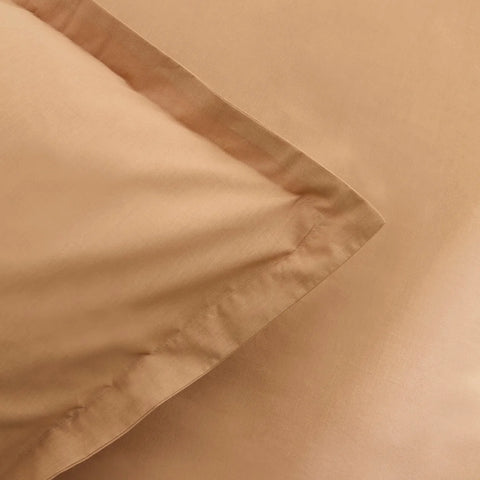 Karaca Vera Parure de lit en 100 % coton turc, 2 personnes, beige
