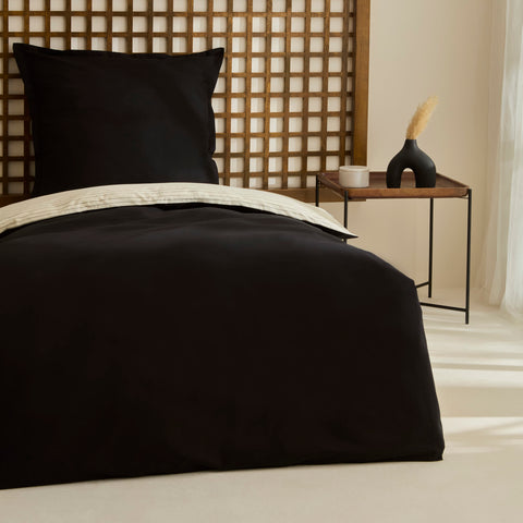 Karaca Marta Parure de lit en percale, bleue