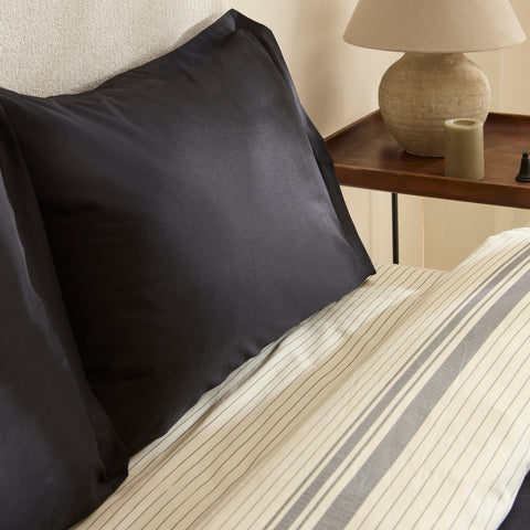 Karaca Marta Parure de lit en percale, 1 personne, bleue