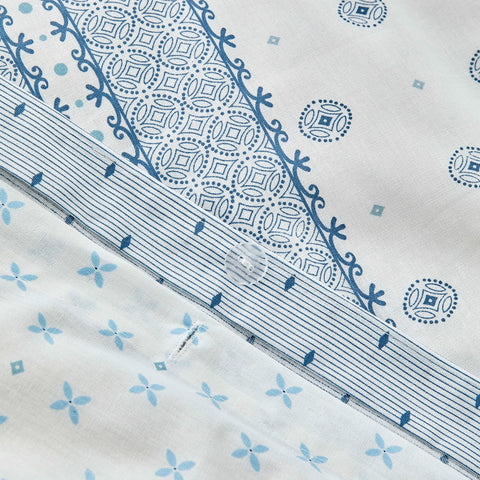 Parure de lit Sarah Anderson Felicia avec housse de couette pour lit double et couette offerte