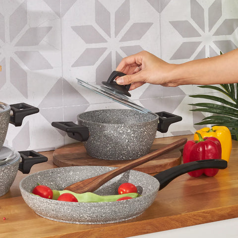 KARACA BİOGRANİT STELLA 9 PRÇ TENCE, GRİ