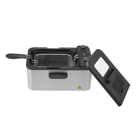 Friteuse/poêle à frire XL Karaca en acier inoxydable, 3,2 L
