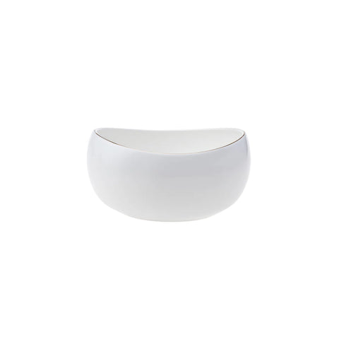Karaca Red Carpet Collection Service de table en porcelaine Streamline Hole pour 12 personnes, 59 pièces, doré