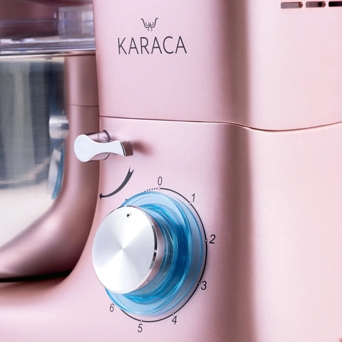 Robot multifonctions Karaca Multichef Chef cuistot 1 400 W, 5,5 L, couleur or rose
