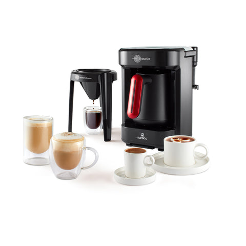 Karaca Hatır Barista Latte et Machine à Café Turc Imperial Red