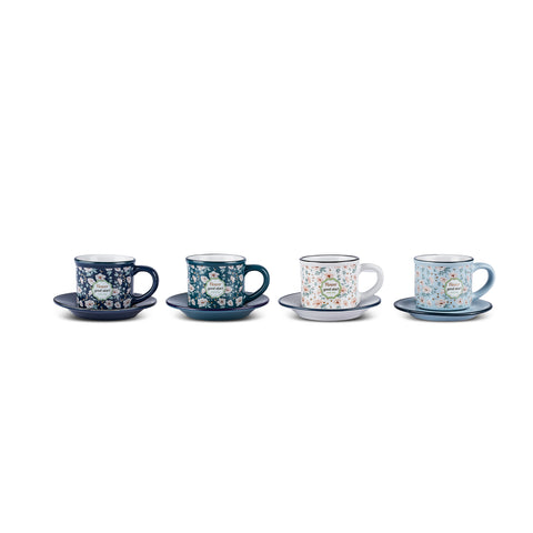 Karaca Monet Set de tasses à expresso pour 4 personnes 60 ml, 8 pièces