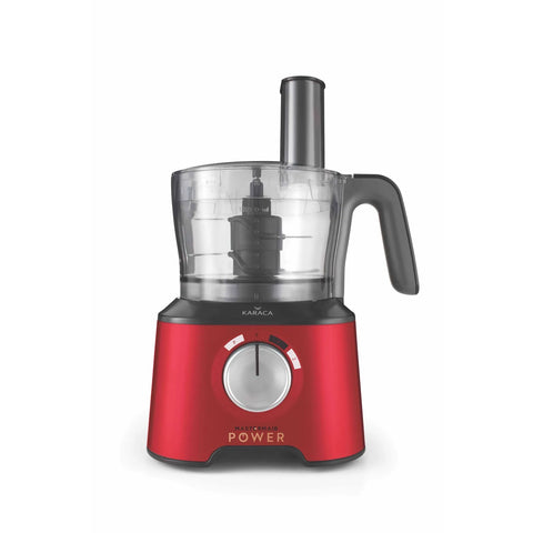 Robot multifonctions Karaca Mastermaid Power 10 en 1, 2 000 W, rouge impérial