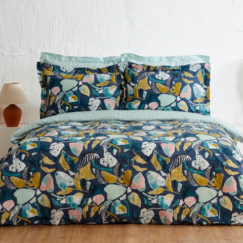 Sarah Anderson Era, Housse de Couette, Double, Indigo