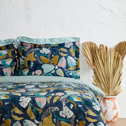 Sarah Anderson Era, Housse de Couette, Double, Indigo