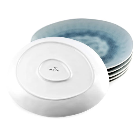 Service de table Karaca Turquoise Reactive pour 6 personnes, 18 pièces