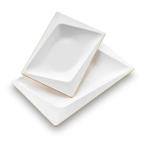 Service de table carré Jumbo Fold Gold 58 pièces pour 12 personnes