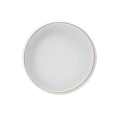 Karaca Red Carpet Collection Service de table en porcelaine Streamline Hole pour 12 personnes, 59 pièces, doré
