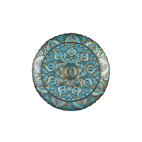 ANAIS DEKORATİF TEPSİ 40CM, TURKUAZ
