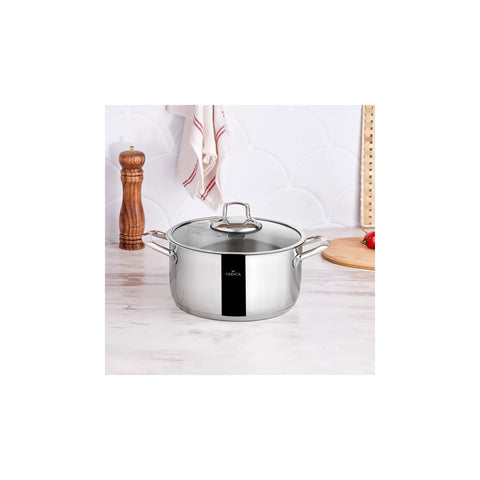 Batterie de cuisine Karaca Bianca 304 en acier inoxydable, 24 cm