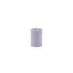 Bougie cylindrique Karaca, 6,5 x 10 cm, gris