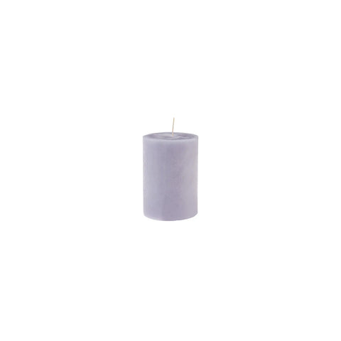 Bougie cylindrique Karaca, 6,5 x 10 cm, gris