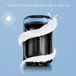 Machine à café Karaca Hatır Hüps pour café turc au lait, bleu vintage