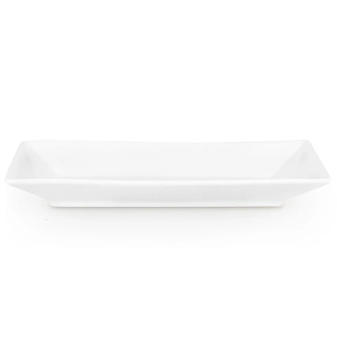 Assiette creuse Karaca Carmen rectangulaire en porcelaine, 15 x 7 cm