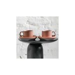 Coffret de tasses à café Karaca Stone Bronze pour 2 personnes