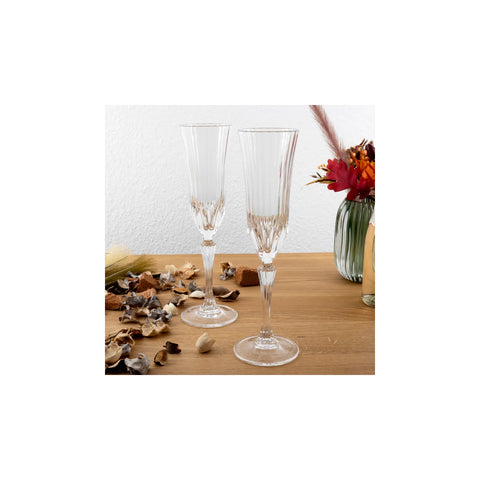 Verre à champagne Rcr Adagio 6 pièces, 180 ml