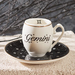 Tasse à café Karaca signe du zodiaque Gémeaux, 90 ml