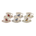 Coffret de 6 tasses à café Karaca Vogel, 80 ml