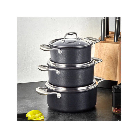 Batterie de cuisine Karaca Bio Diamond Pro compatible induction taille moyenne, 6 pièces