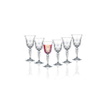 Goblet Rcr Melodia Cristal grand, 6 pièces