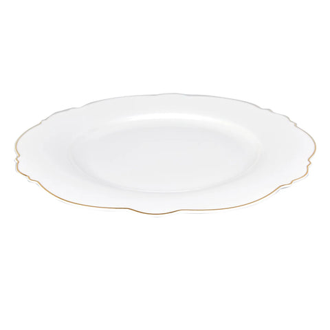 Assiette de présentation Karaca Romantic, 27 cm, blanc