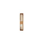 Bougie longue Karaca, 24 cm, 2 pièces, écru