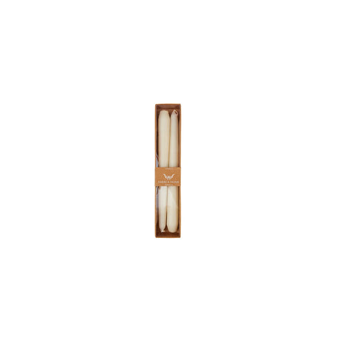 Bougie longue Karaca, 24 cm, 2 pièces, écru