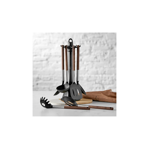 Karaca Chef Ustensiles De Cuisine Inox 18/10 7 Pièces - Set Complet Avec Poignées Ergonomiques, Lave-Vaisselle
