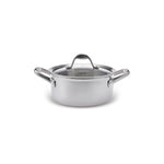 Faitout Karaca 3Ply PowerSteel 316+ Acier Base à induction Nid d'abeille, 20 cm, 2.6 Lt
