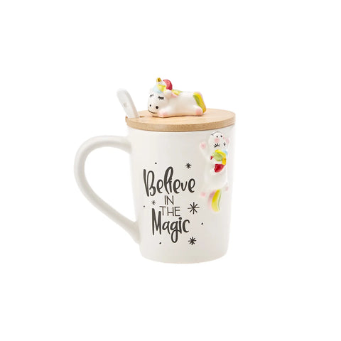 Mug Karaca New Year Unicorn avec cuillère Np22
