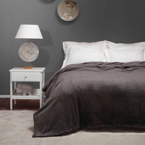 Karaca Home Joena Anthracite Couverture Double