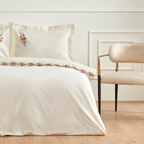 Karaca Home Blanca, Ensemble de Housse de Couette 100% Coton, Double, Blanc