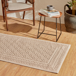Karaca Home Nora, Tapis de Bain, 80x150cm, Beige