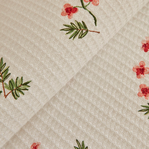Karaca Silvie, Ensemble Piqué 100% Coton, Double, Rouge